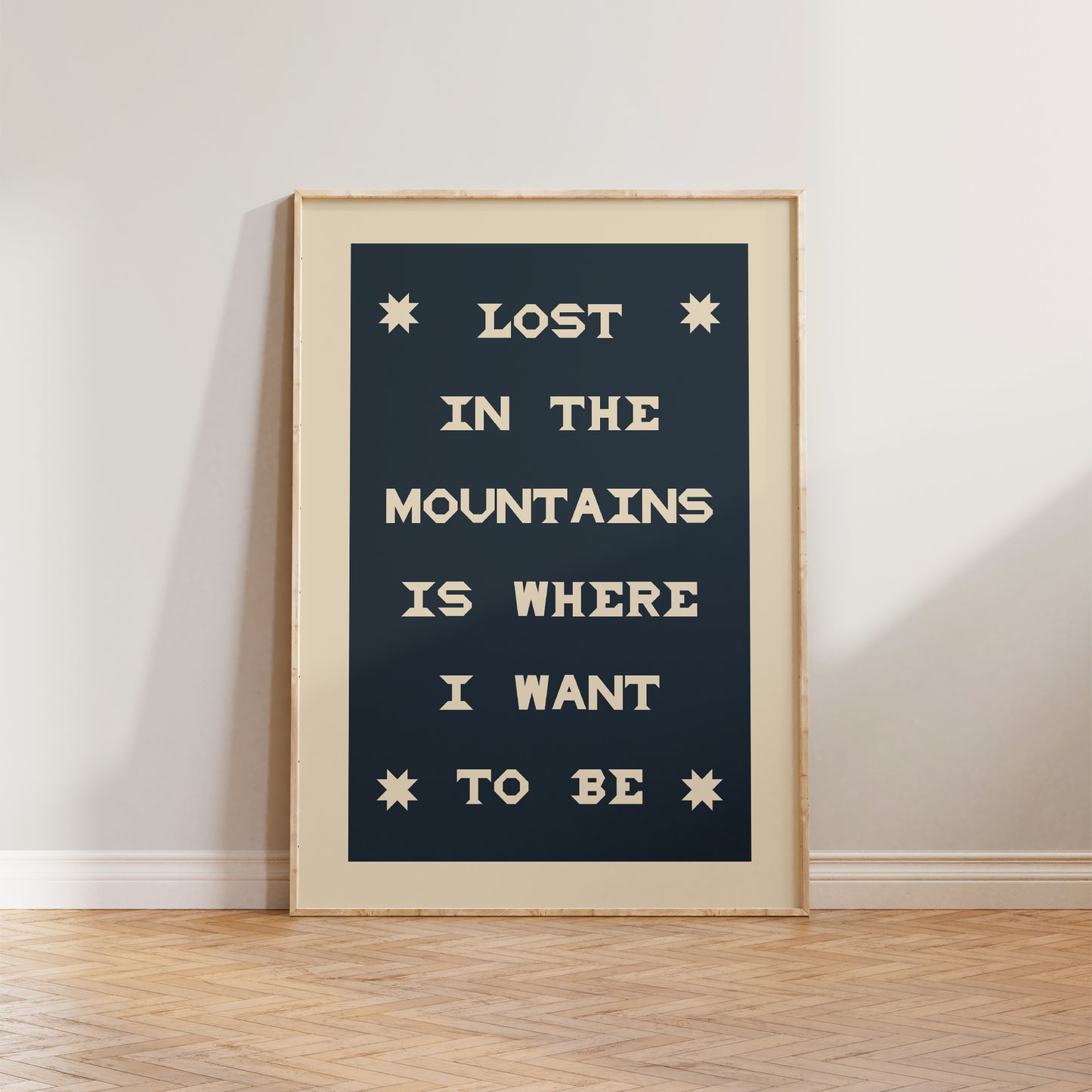 Lost In The Mountains Print