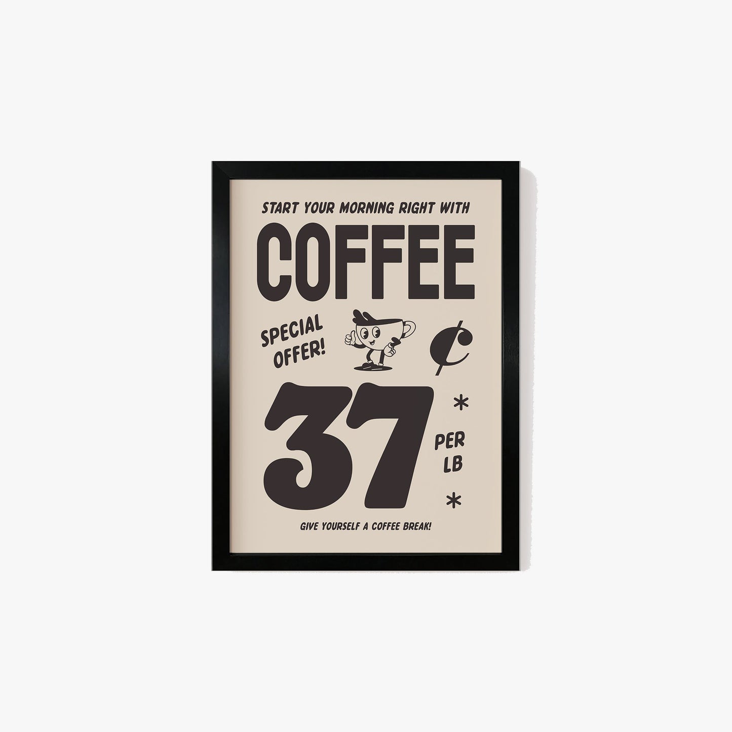 Vintage Coffee Advert Print