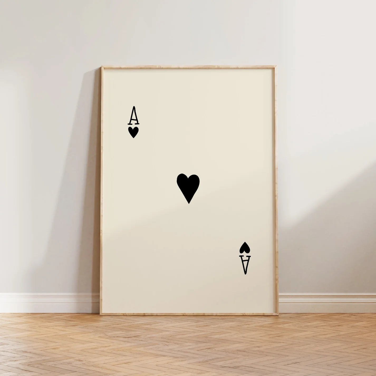 SECONDS Ace of Hearts Print