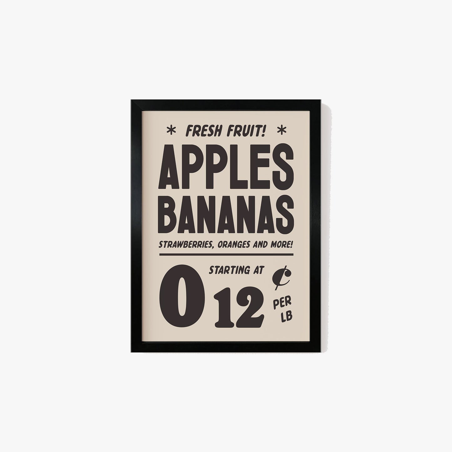 Vintage Fruit Advert Print