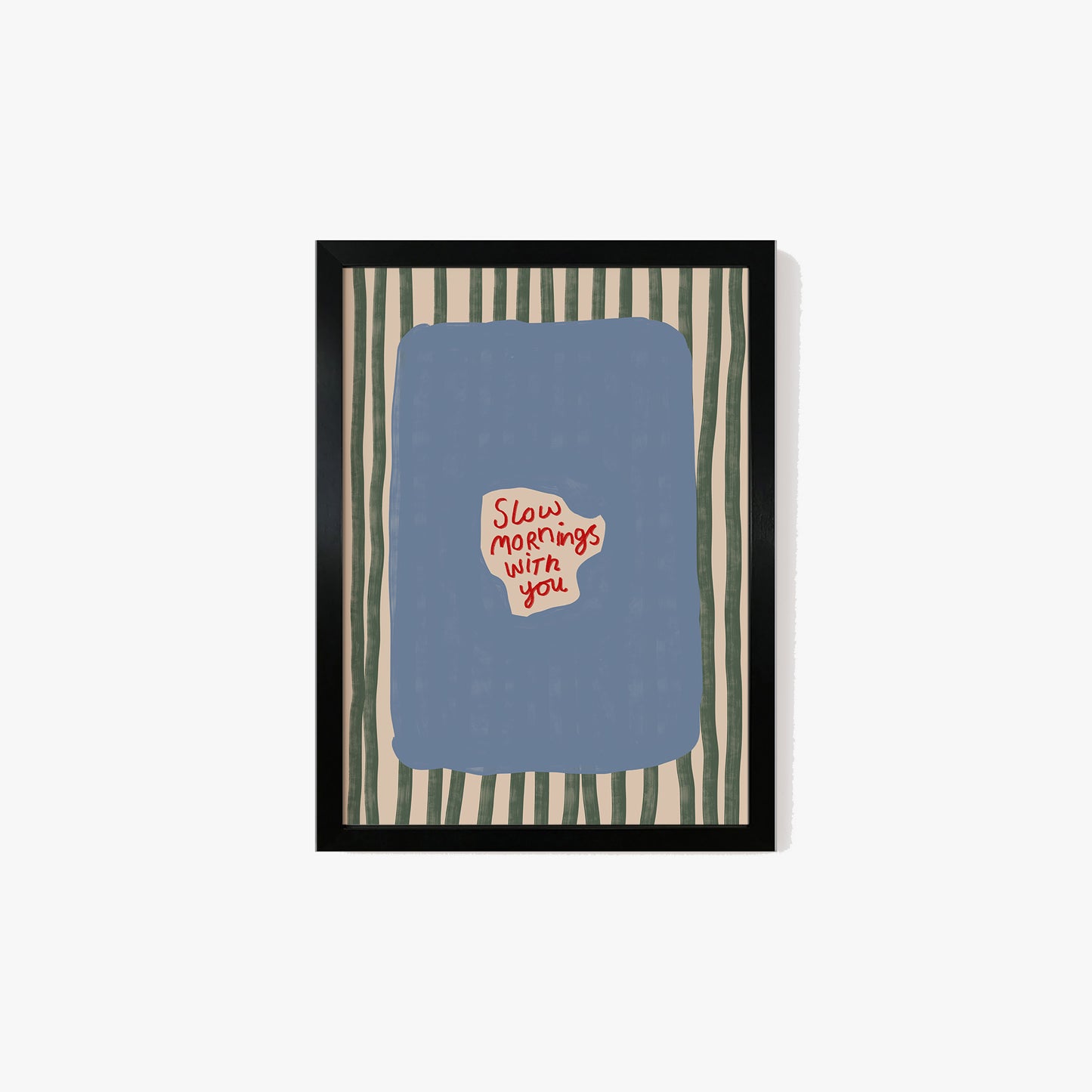 Slow Mornings With You Striped Print