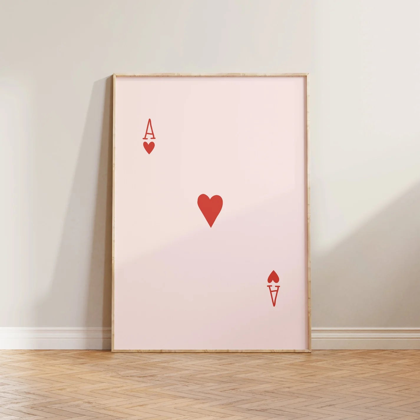 SECONDS Ace of Hearts Print
