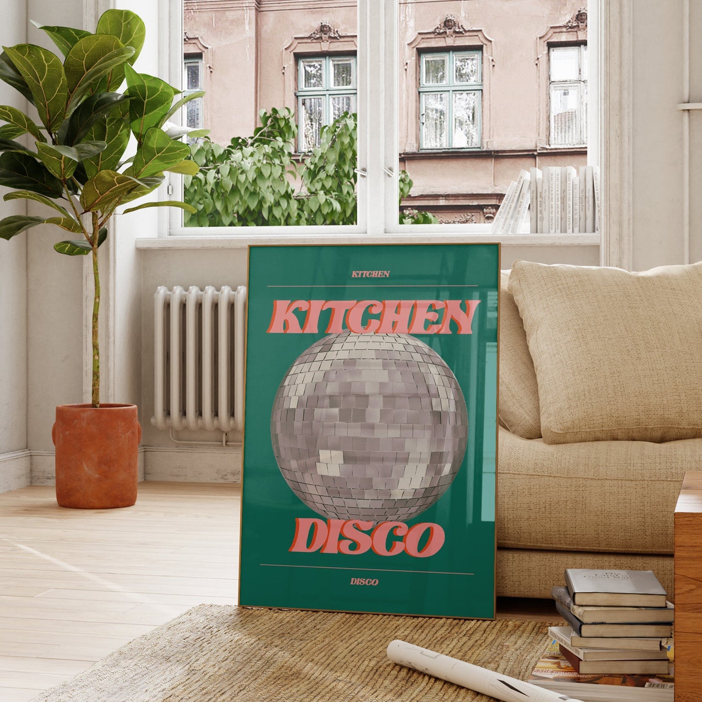 SECONDS Kitchen Disco Retro Print