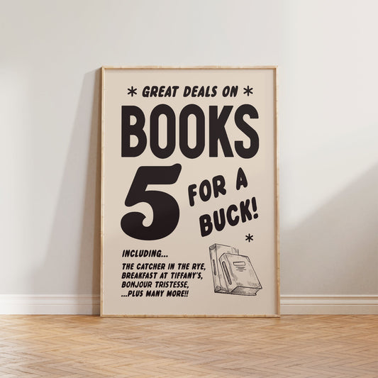 Vintage Book Advert Print