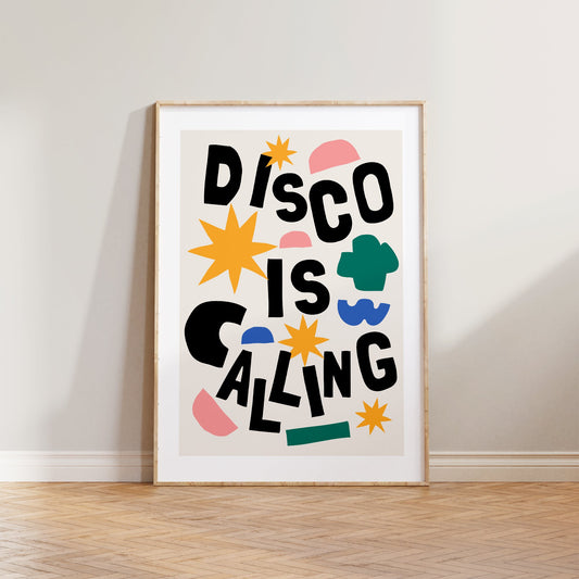 Disco Is Calling Print