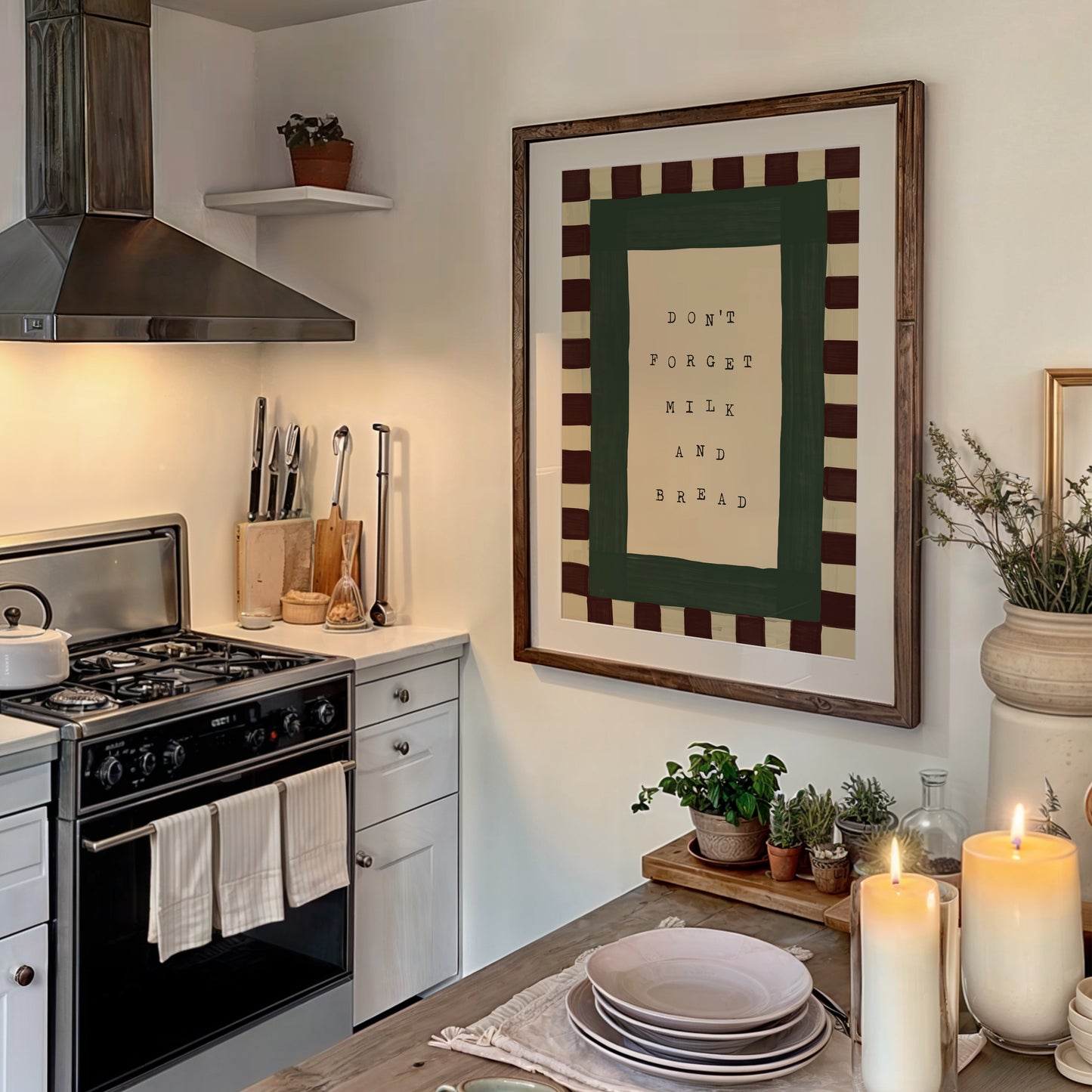 Don't Forget Milk & Bread Print