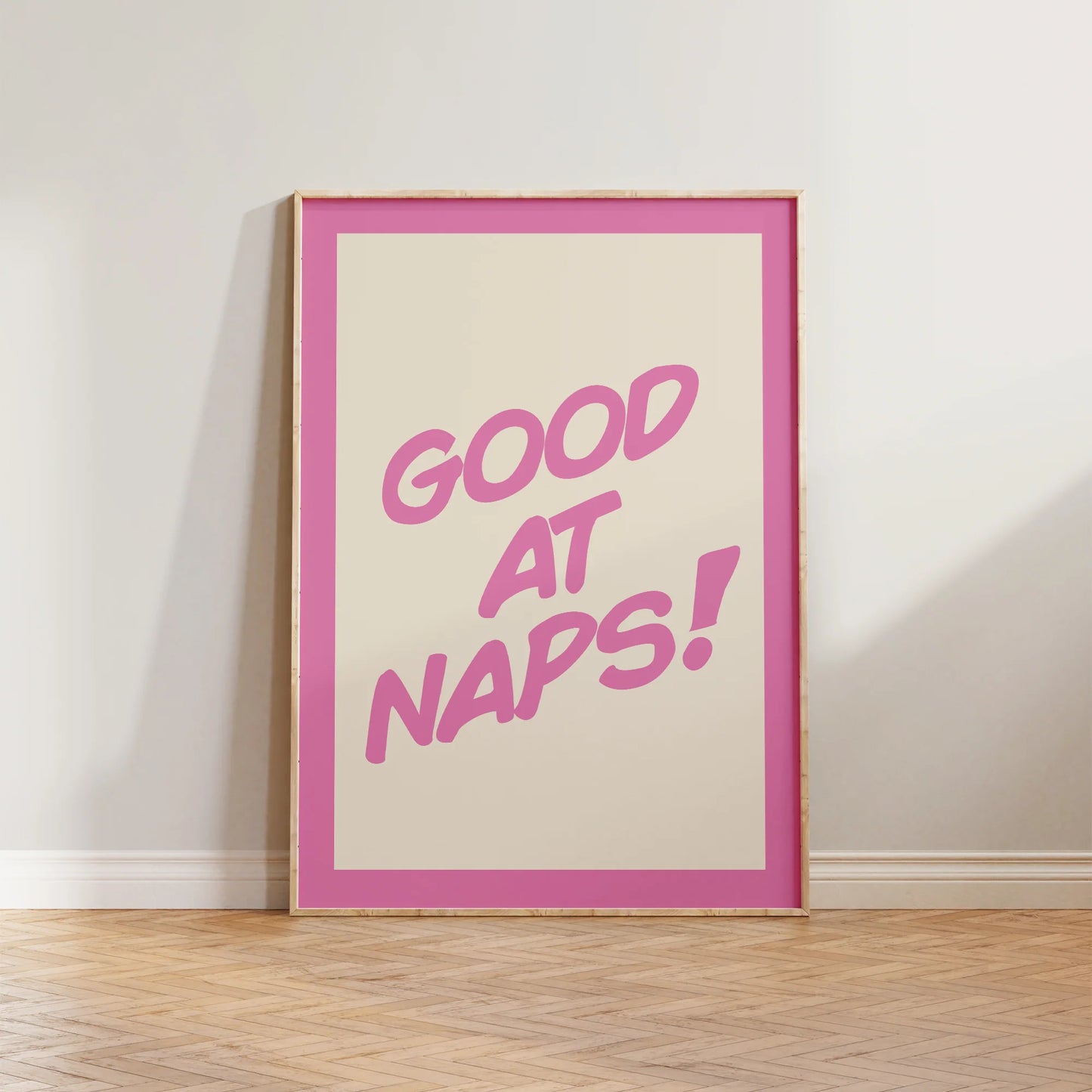SECONDS Good At Naps Print