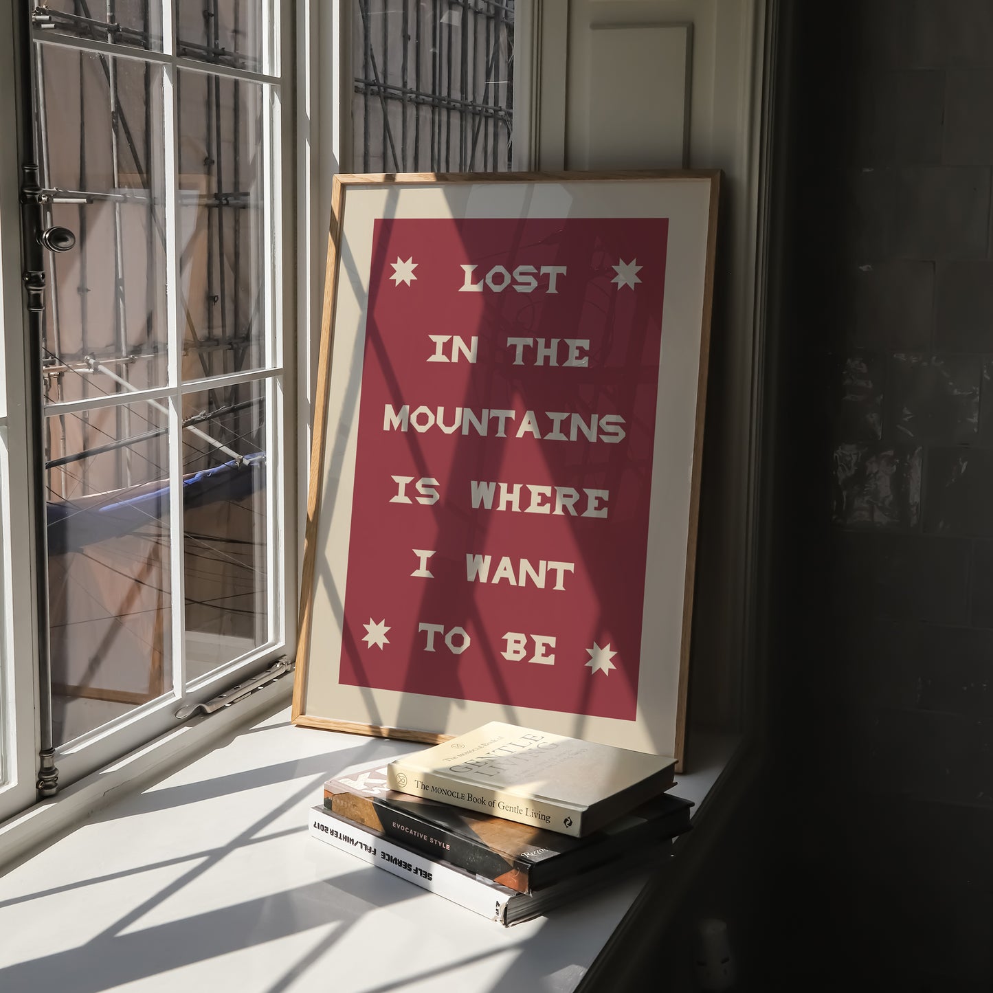 Lost In The Mountains Print