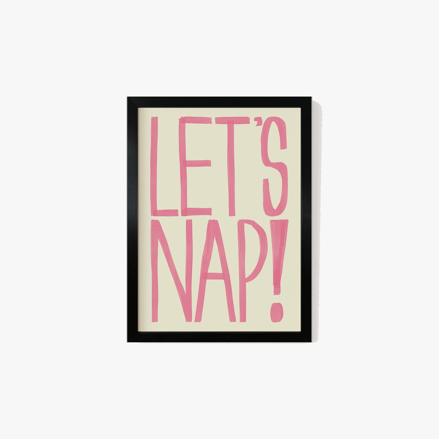 Let's Nap Print