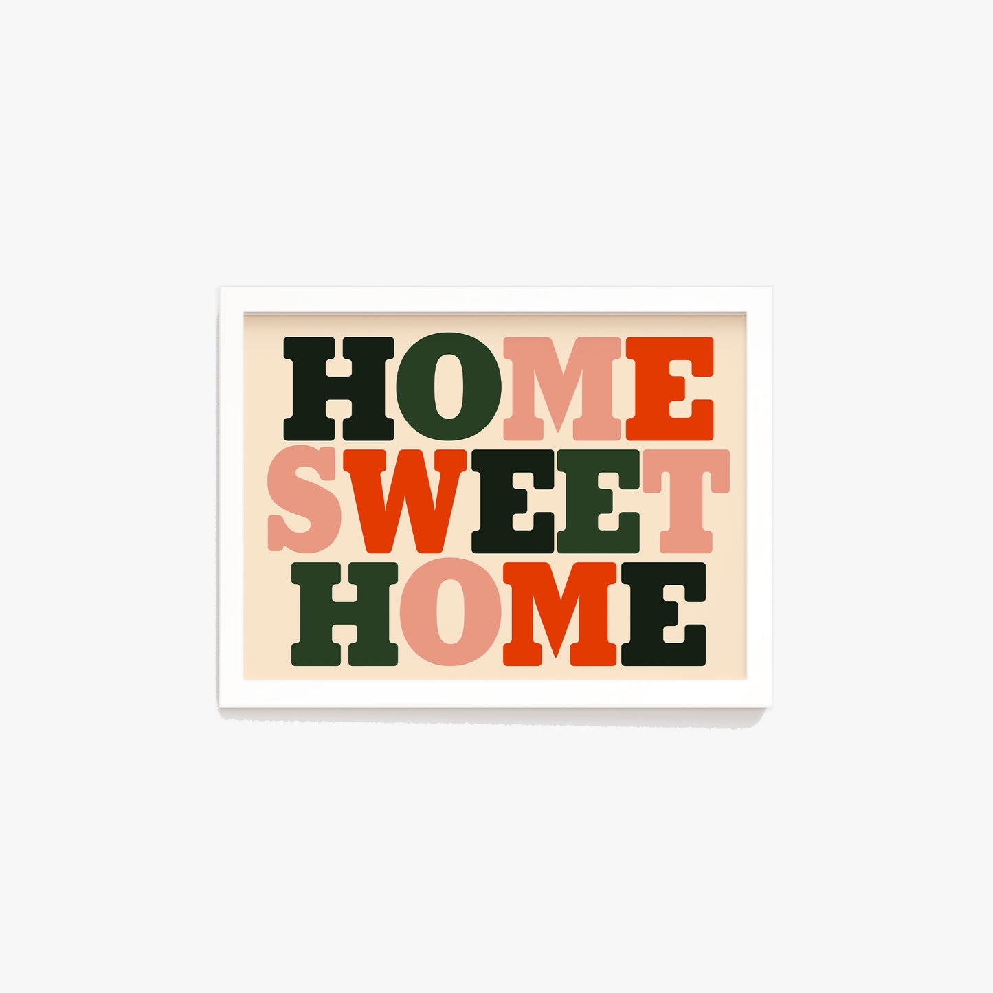 Home Sweet Home Bold Print