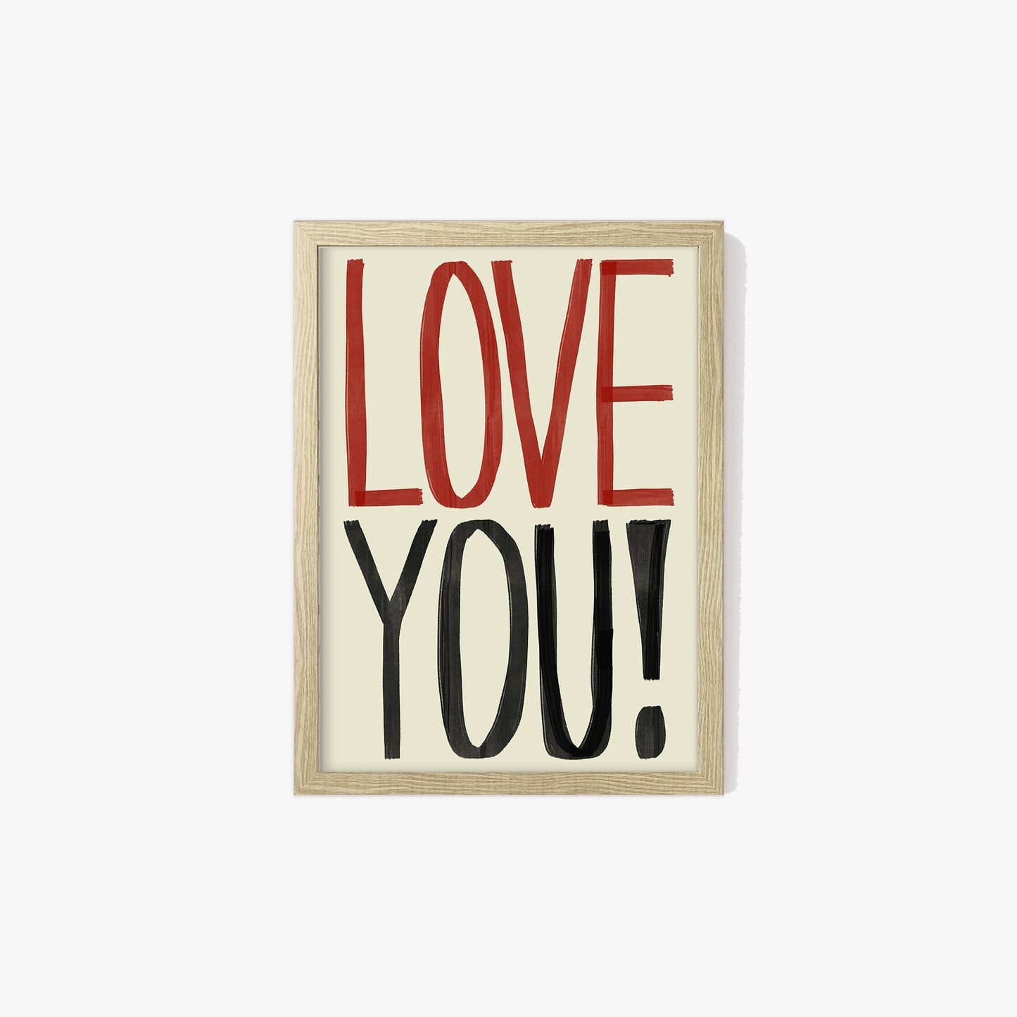 Love You Print