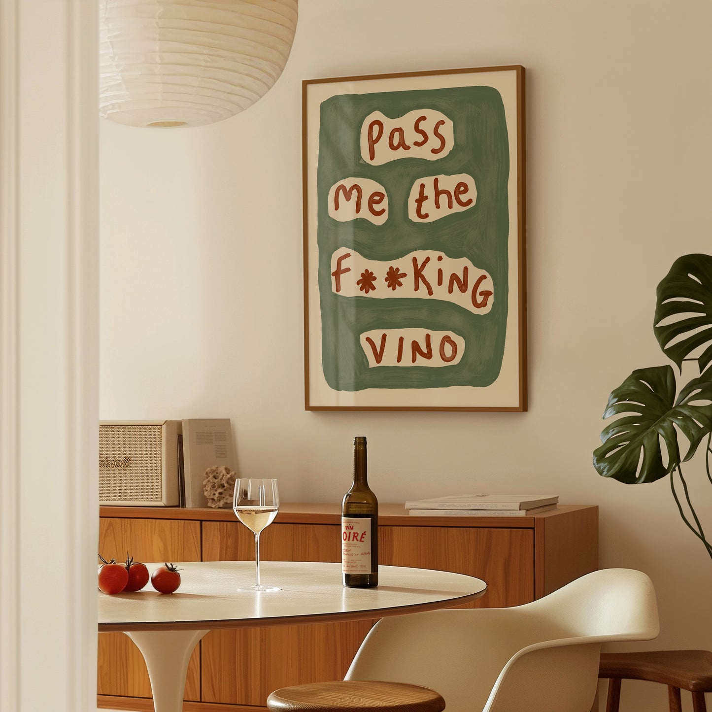 Pass Me The Vino Print