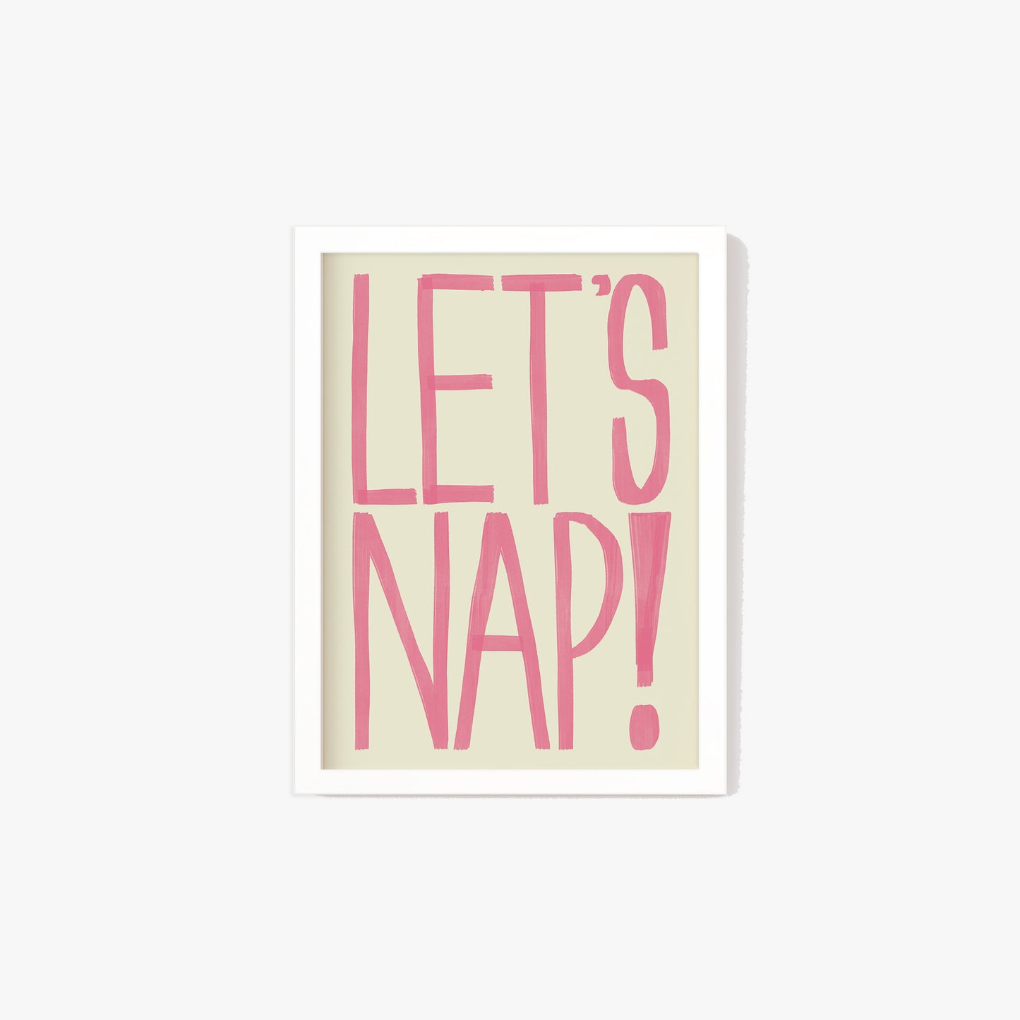 Let's Nap Print