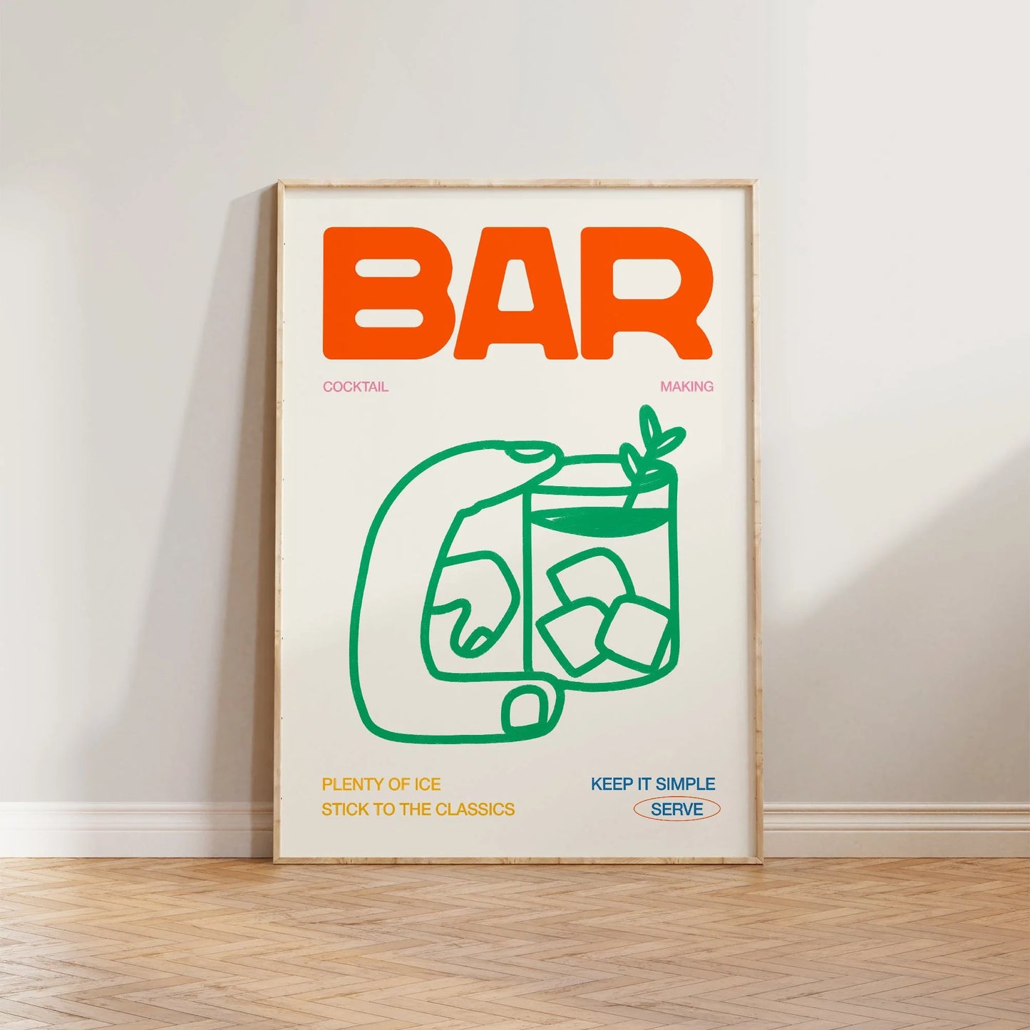 SECONDS Bar Cocktail Print