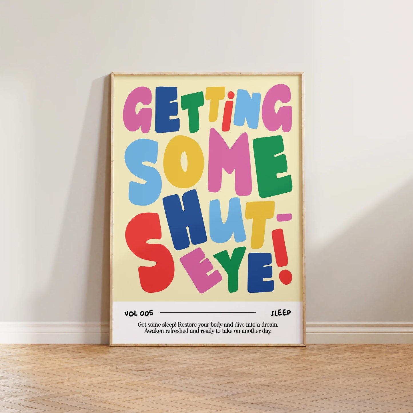 SECONDS Getting Some Shut-Eye Print