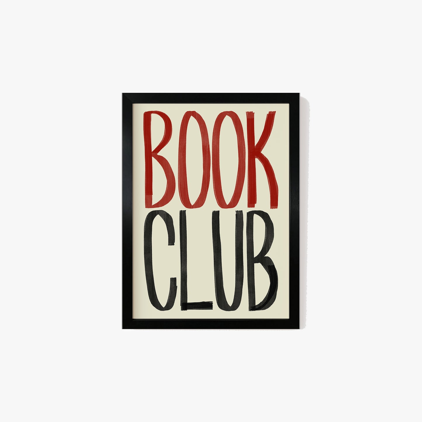 Book Club Typography Print