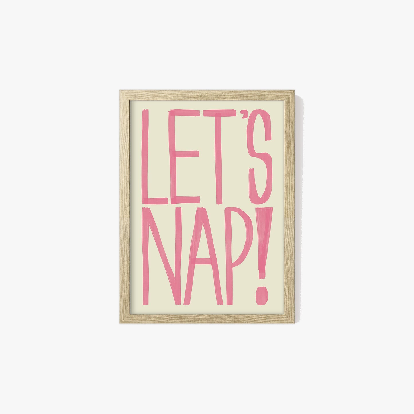 Let's Nap Print