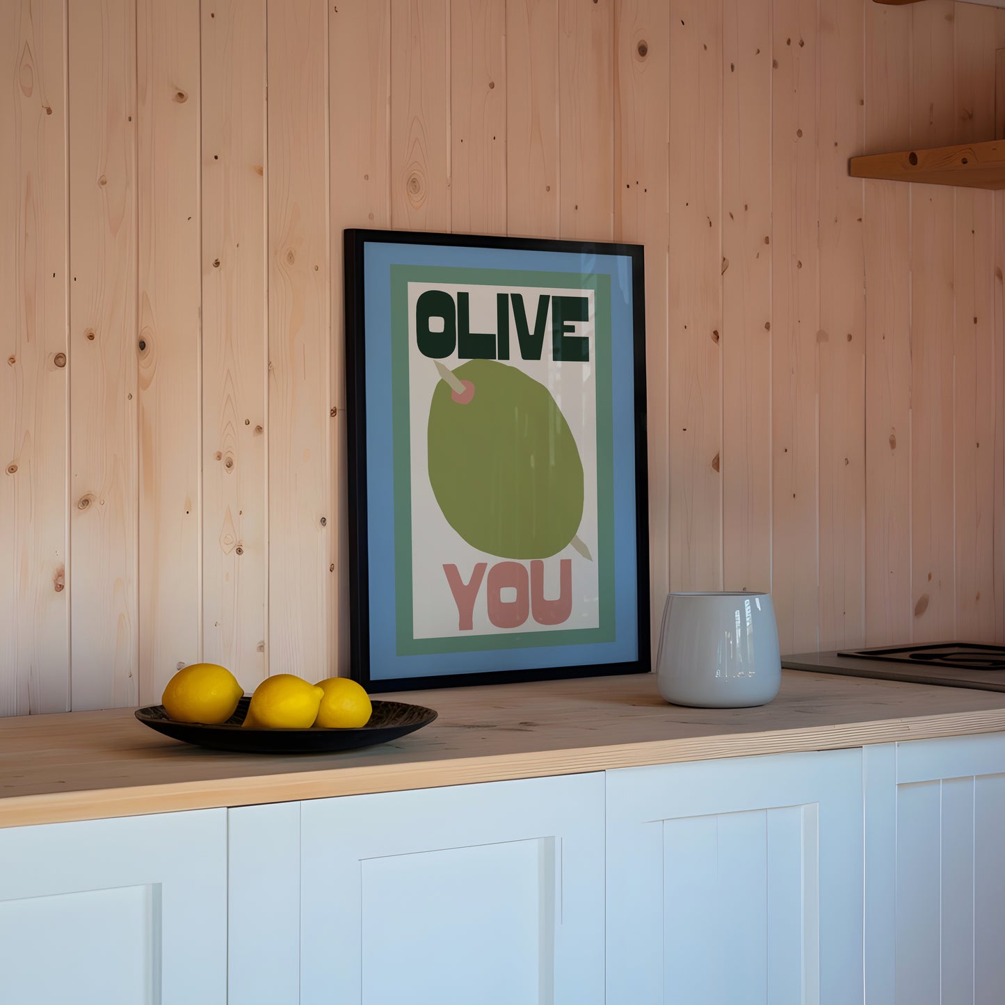 Olive You Print