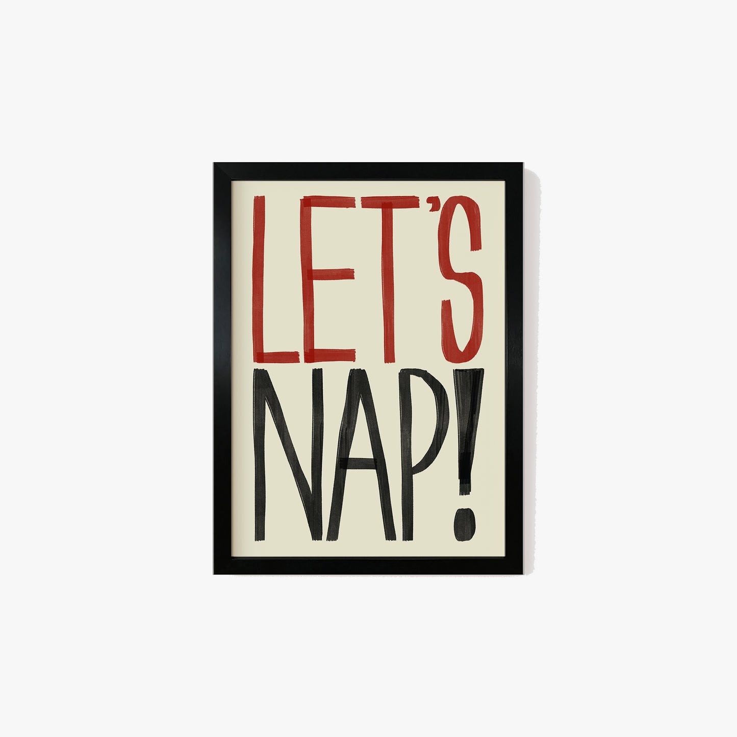 Let's Nap Print