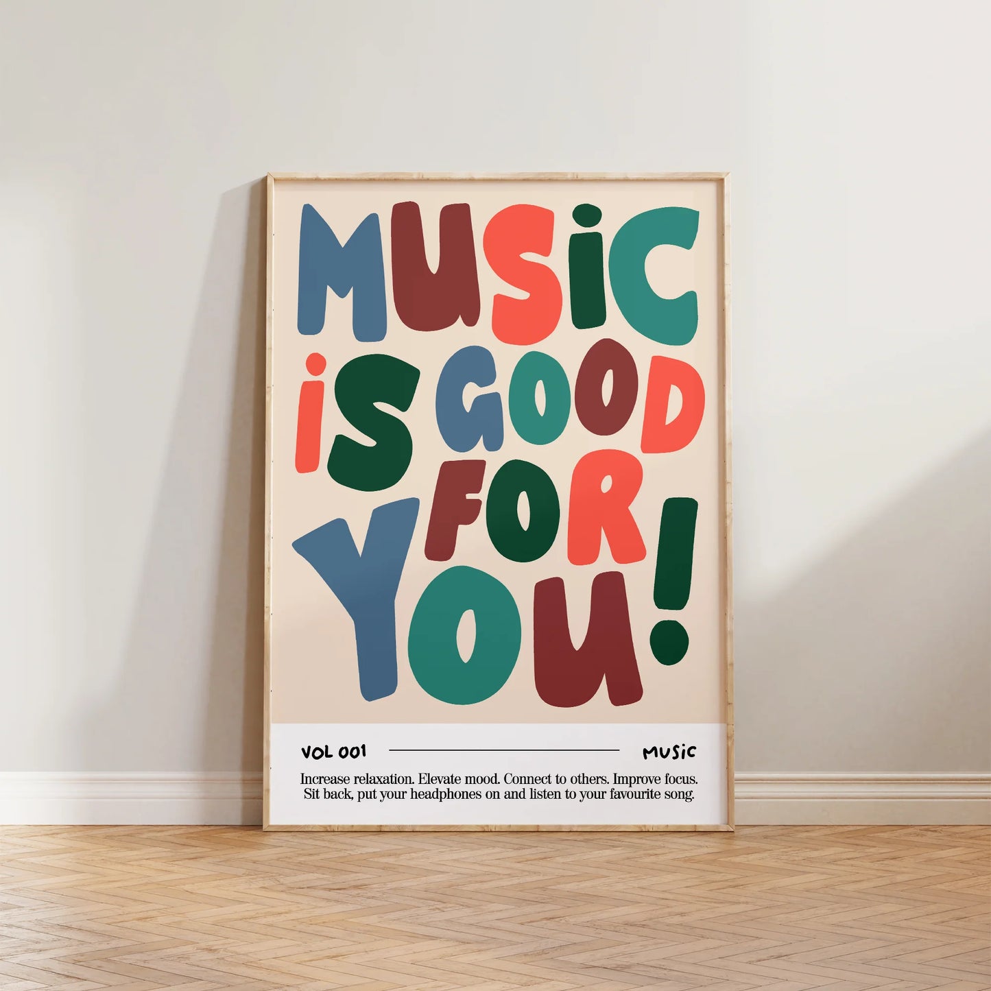 SECONDS Music Is Good For You Print