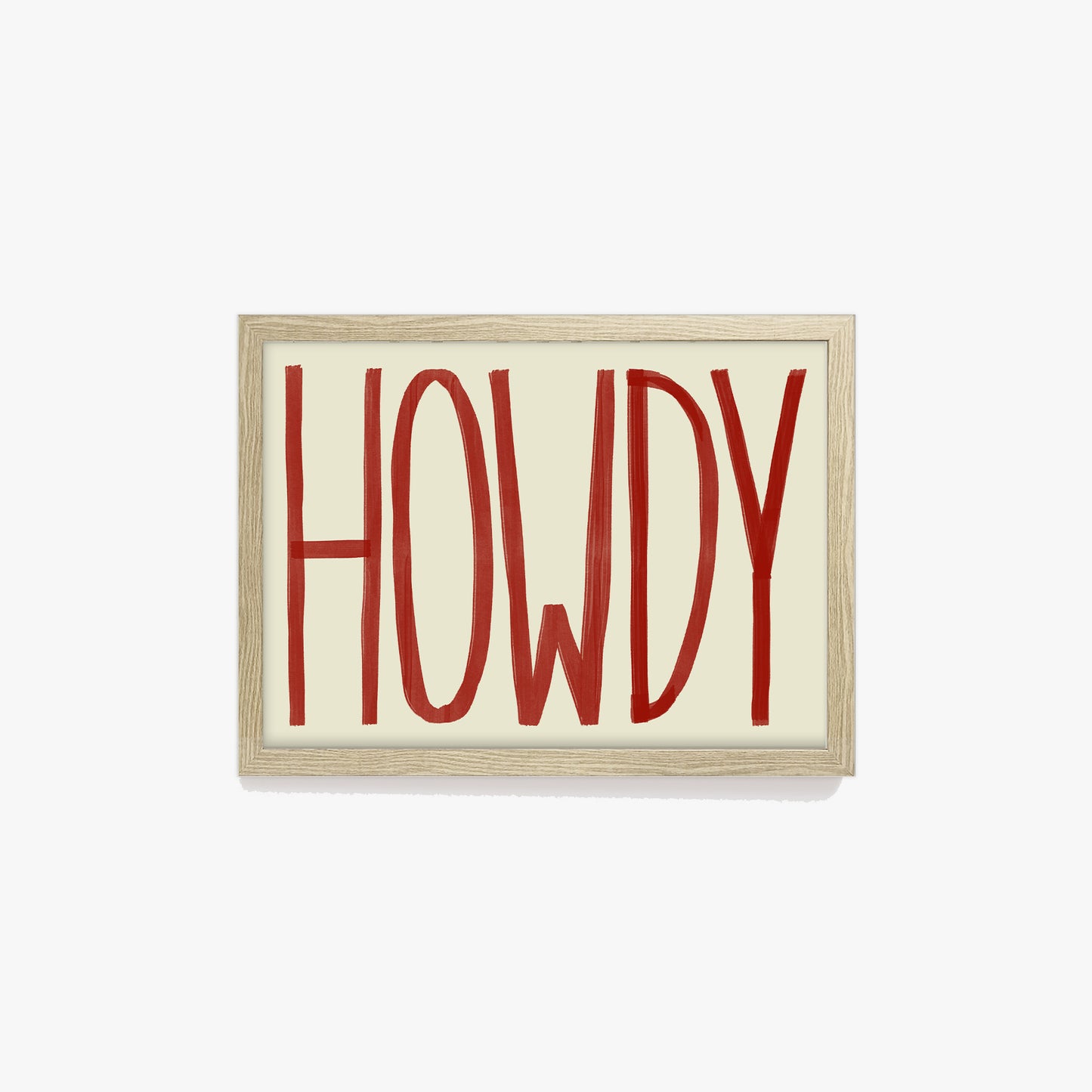 Howdy Print