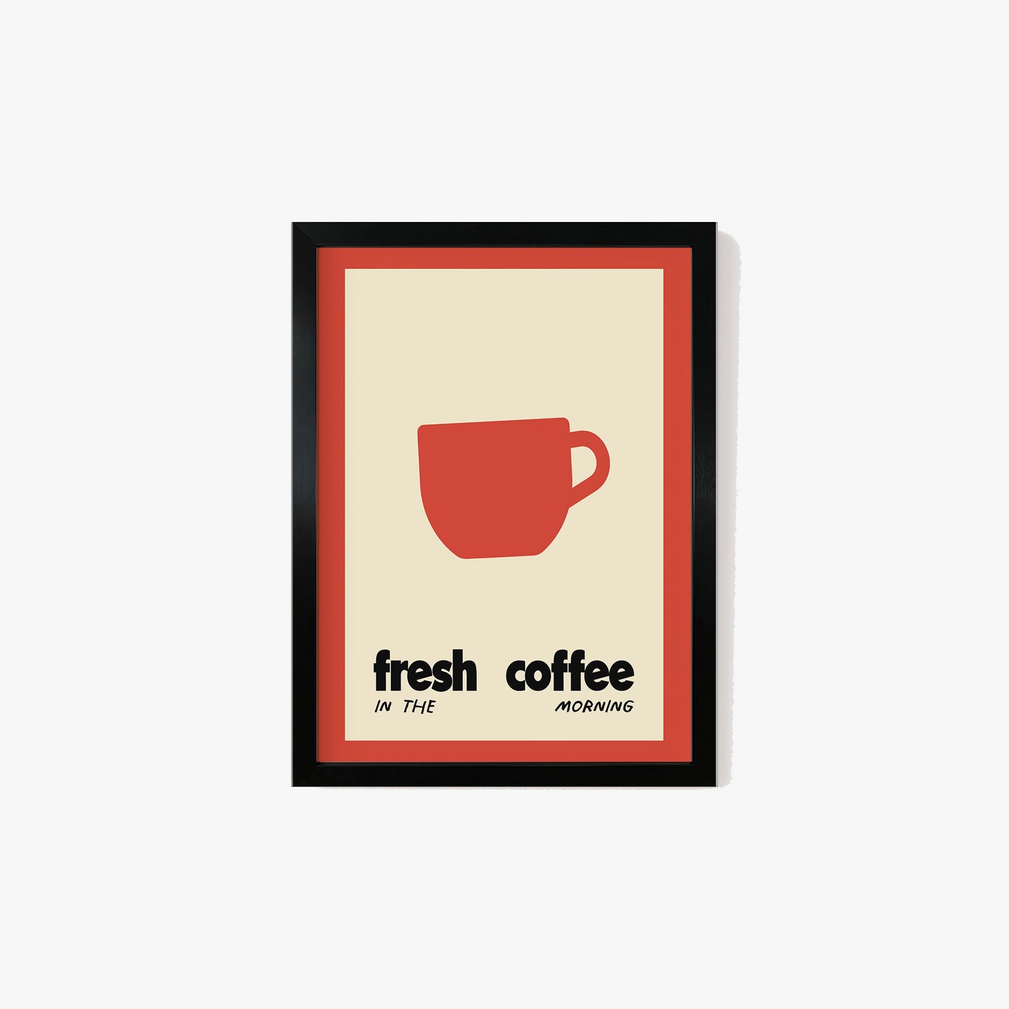 Fresh Coffee In The Morning Print