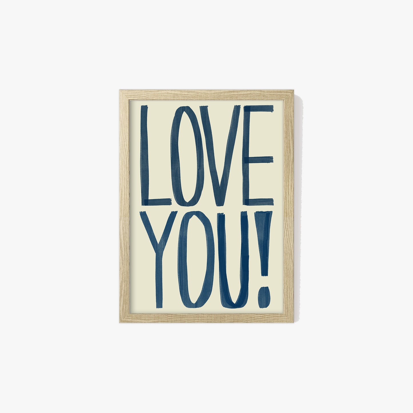 Love You Print