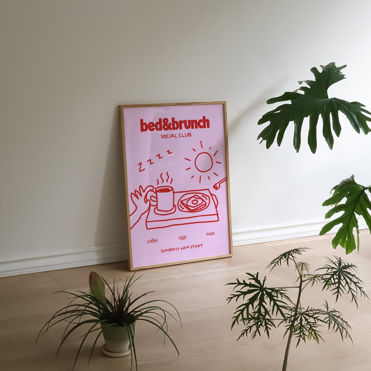 Bed & Brunch Social Club Print