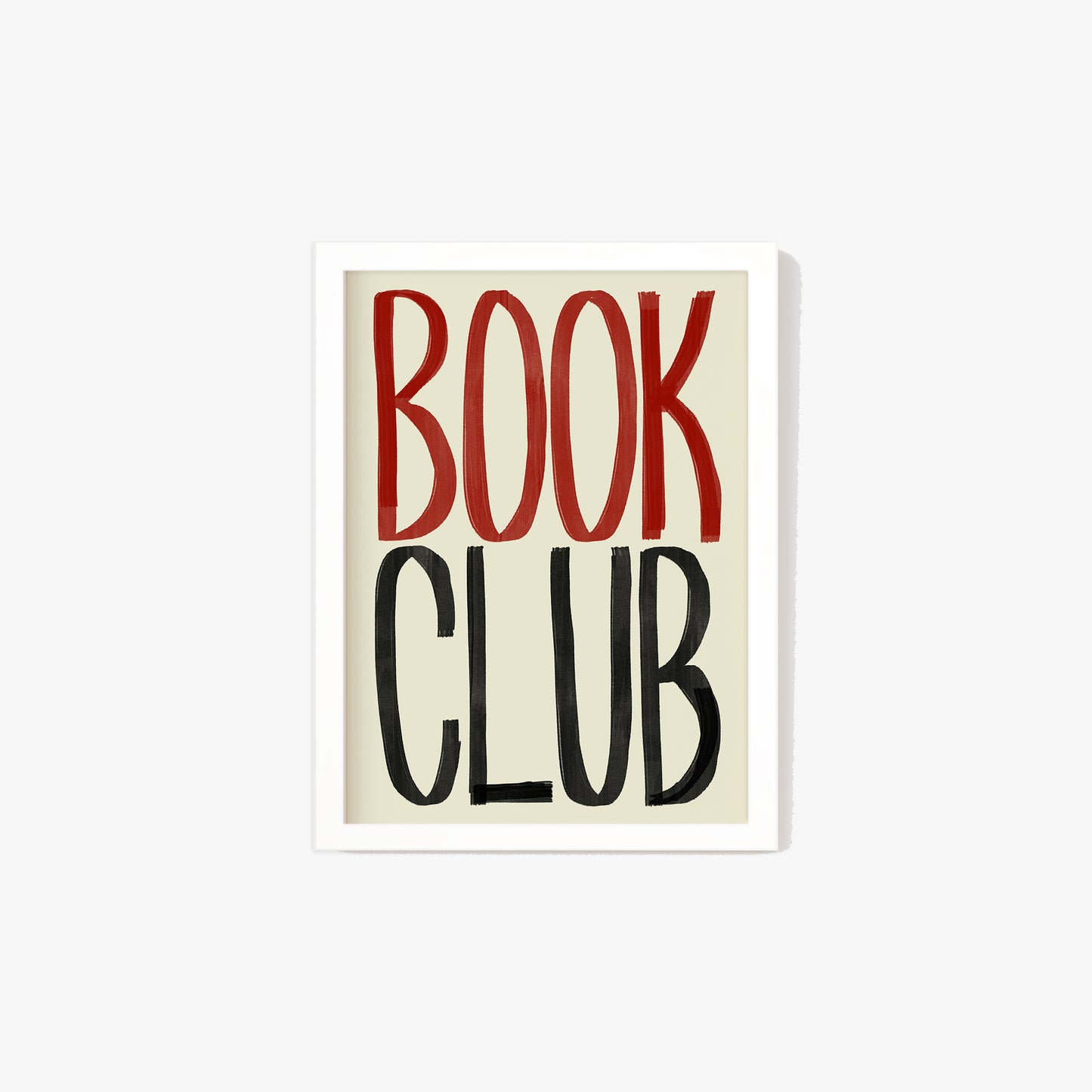 Book Club Typography Print