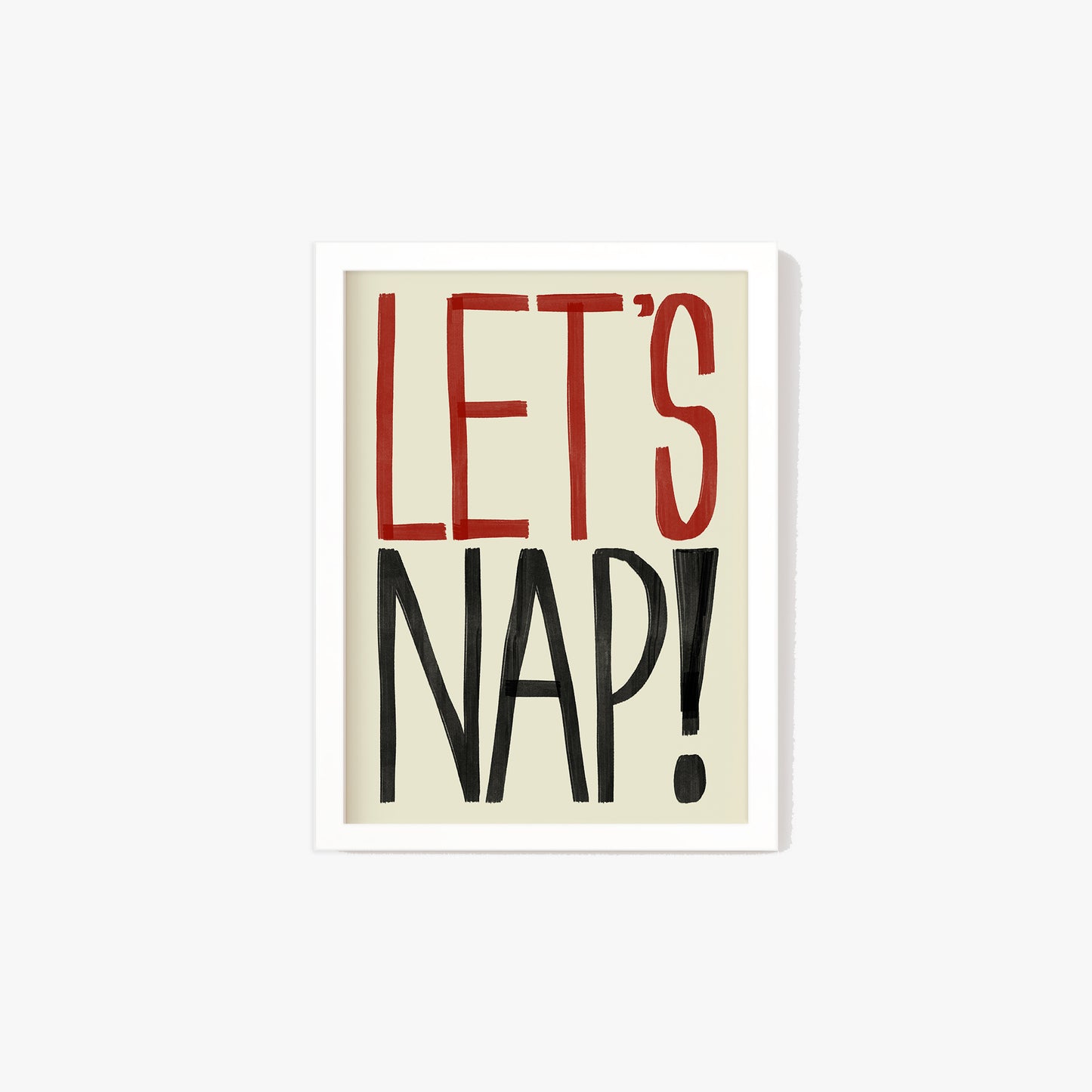 Let's Nap Print