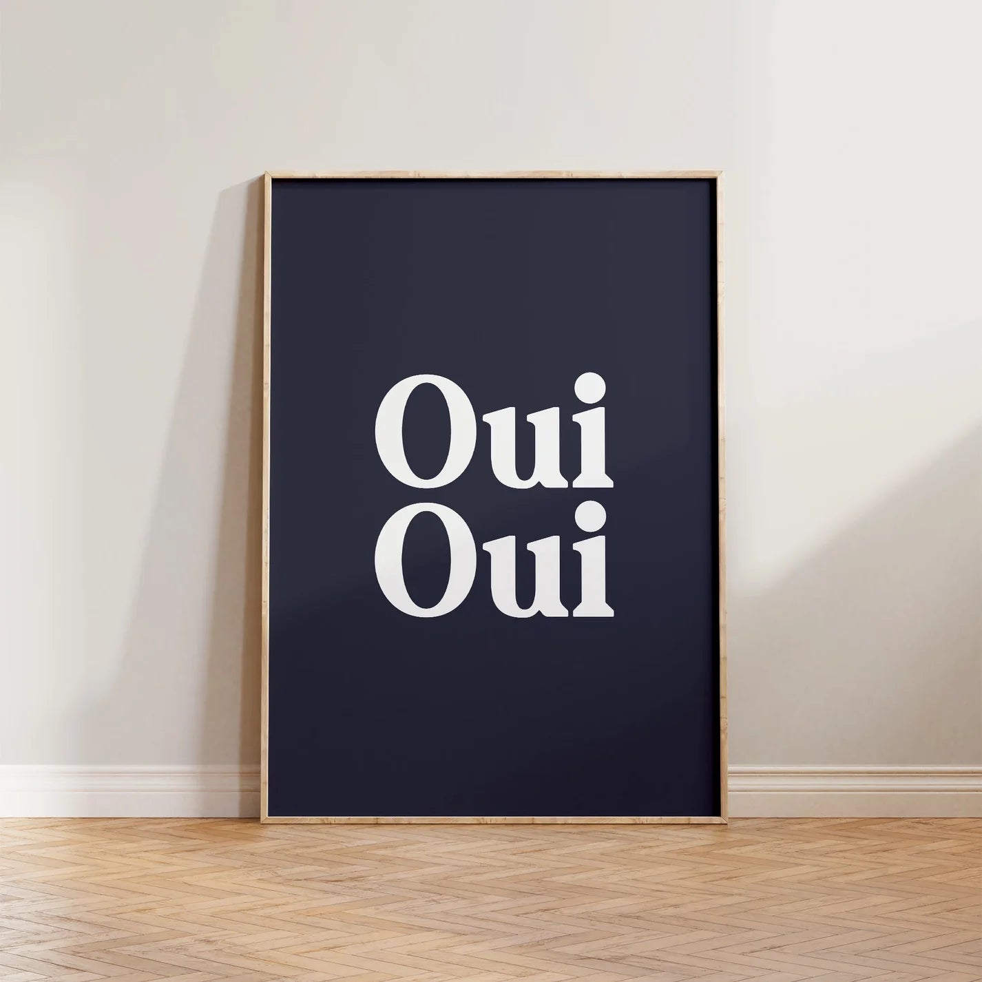 SECONDS Oui Oui French Print