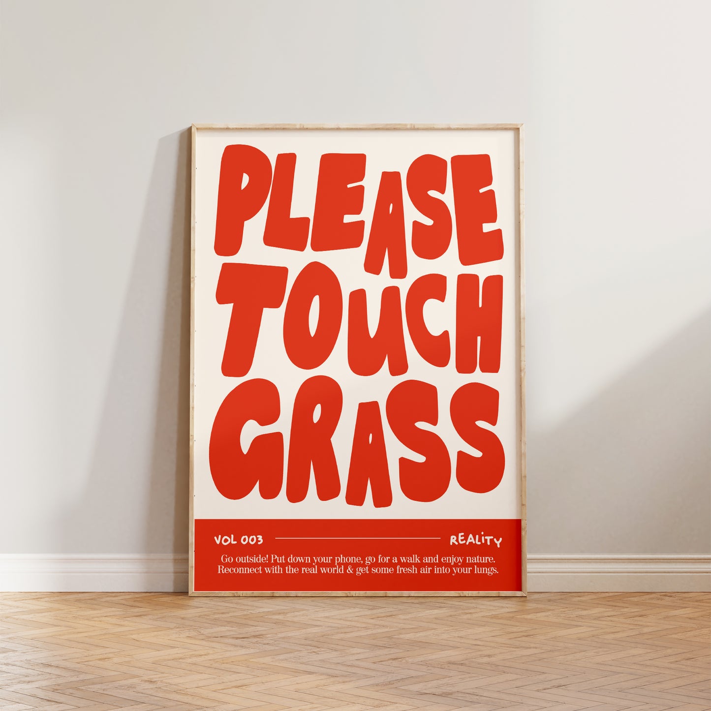 Please Touch Grass Print