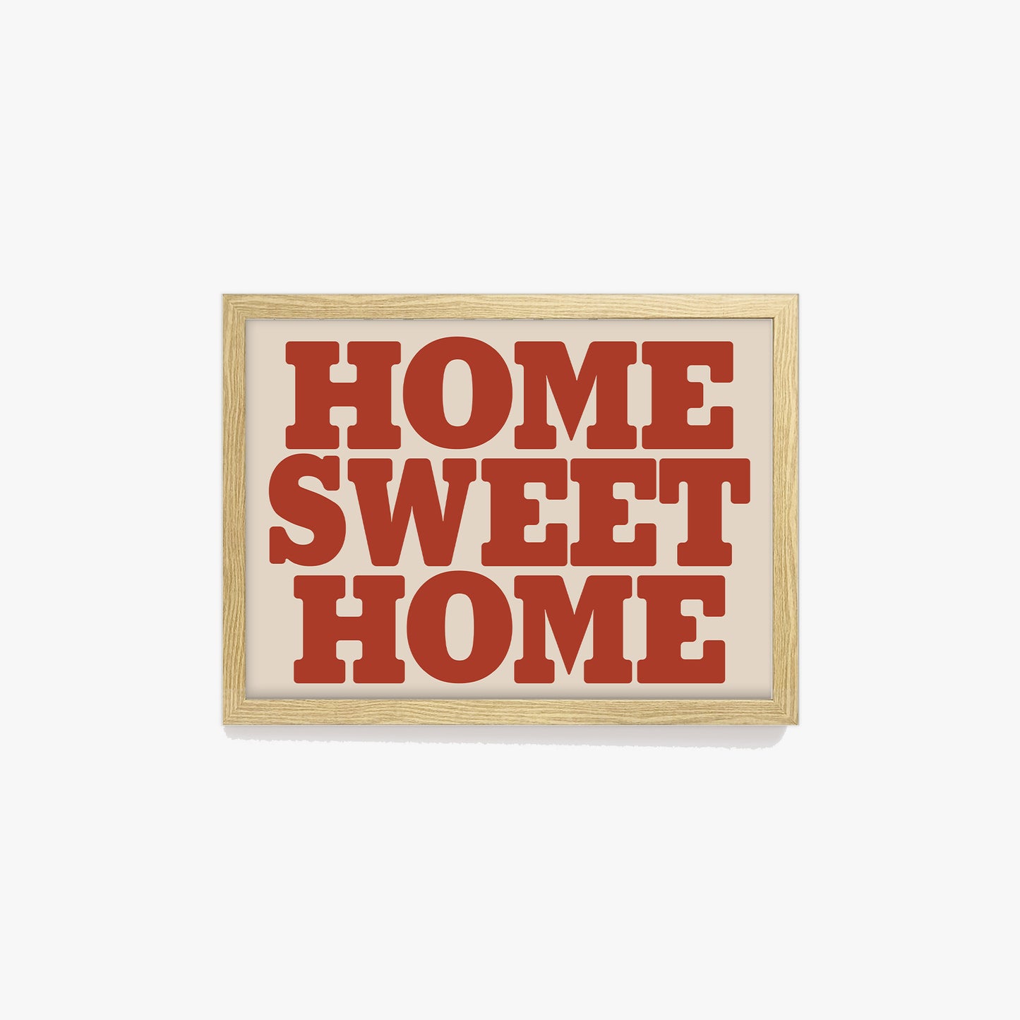 Home Sweet Home Bold Print