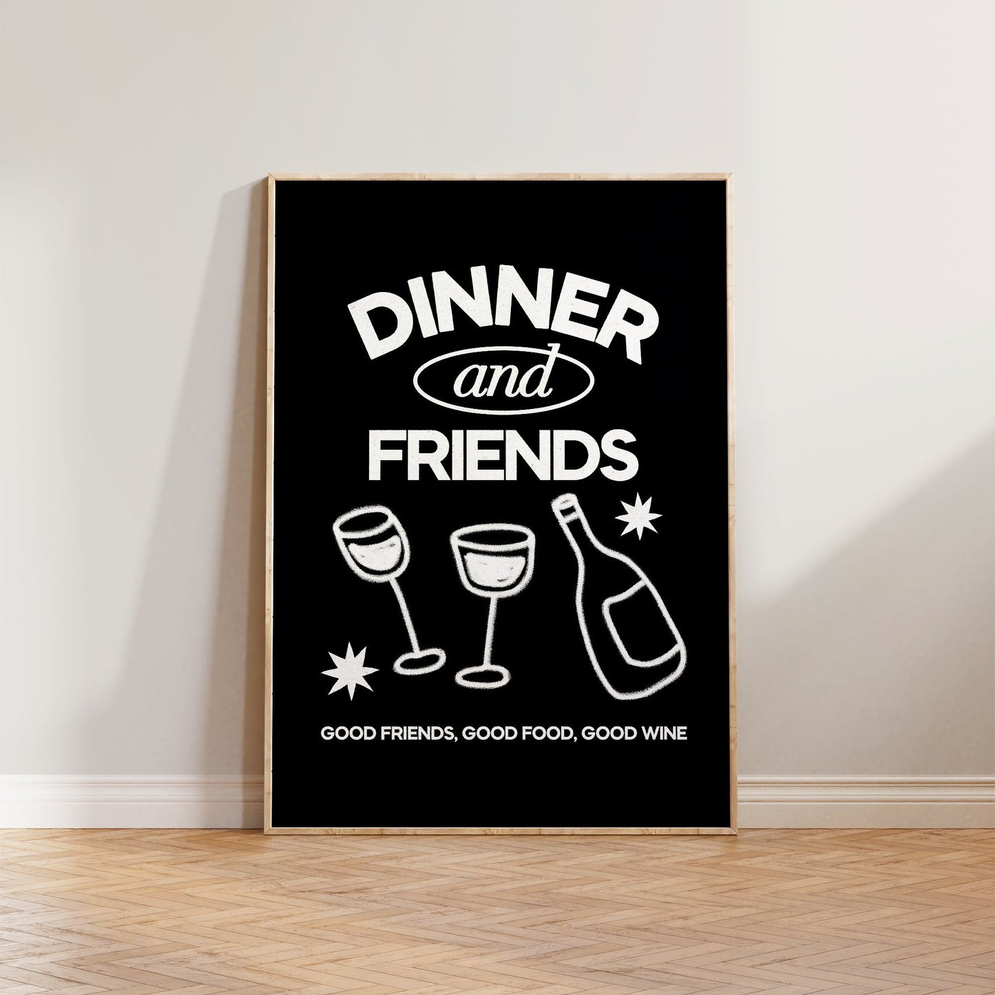 Dinner & Friends Print