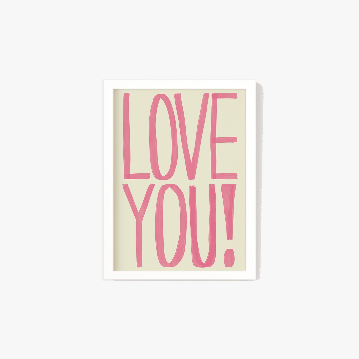 Love You Print