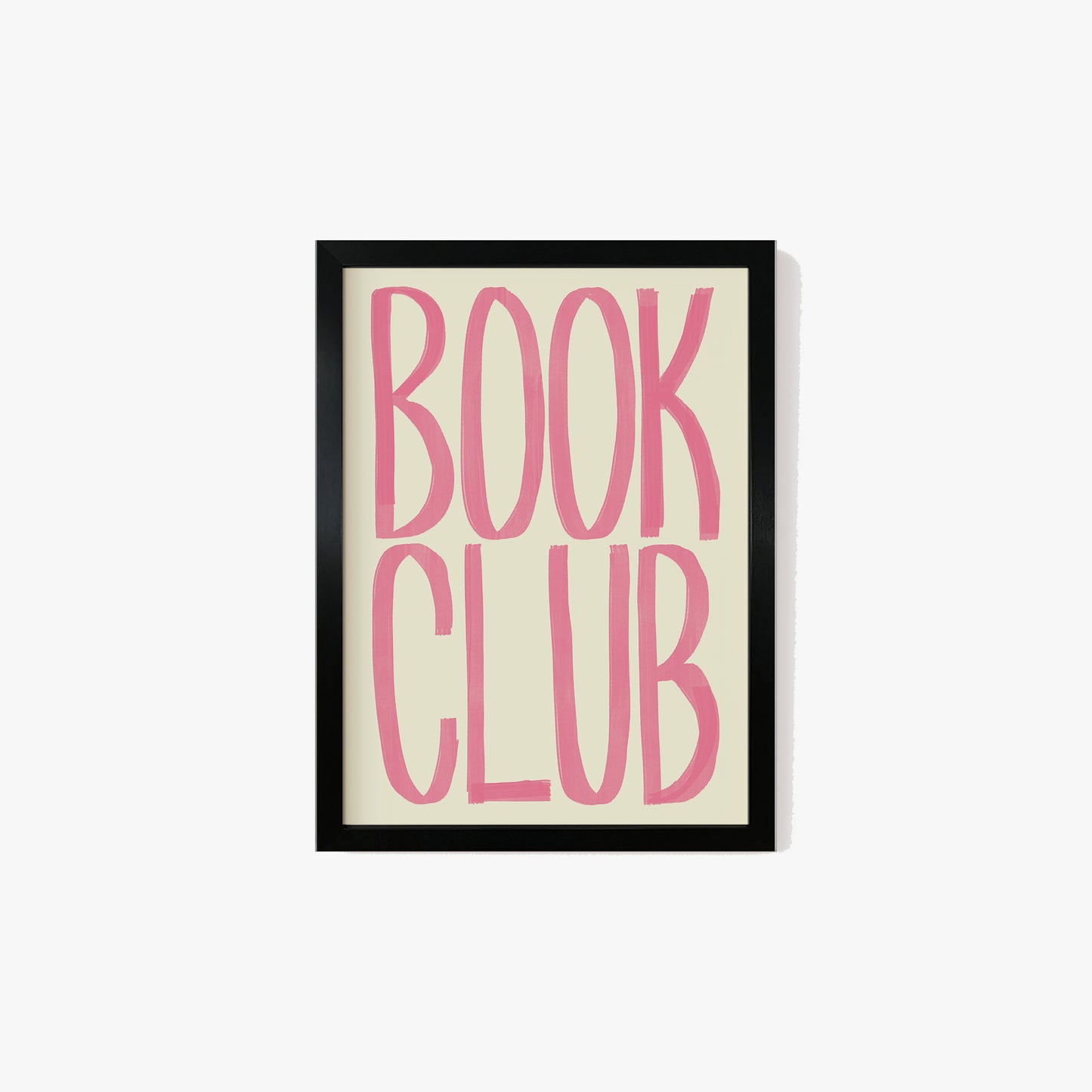 Book Club Typography Print