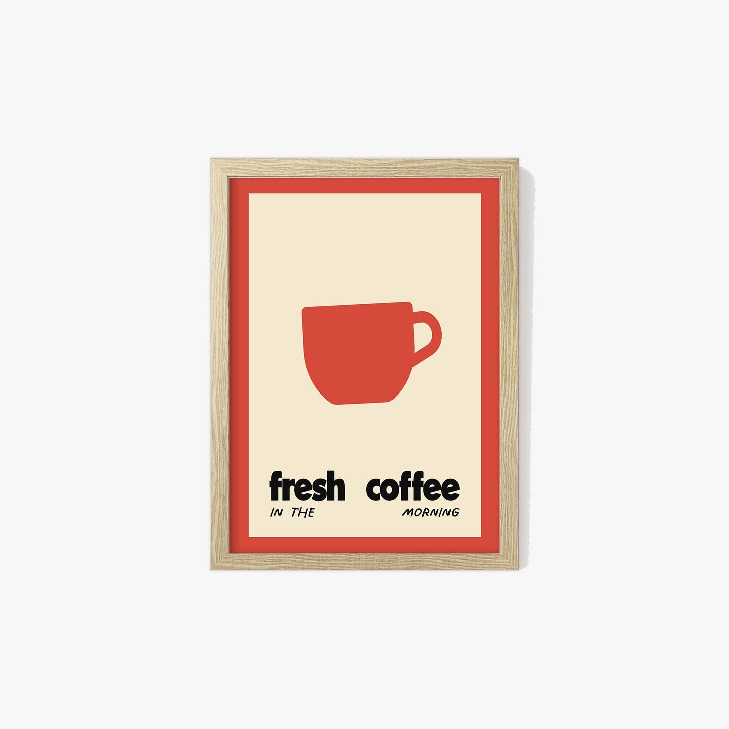 Fresh Coffee In The Morning Print