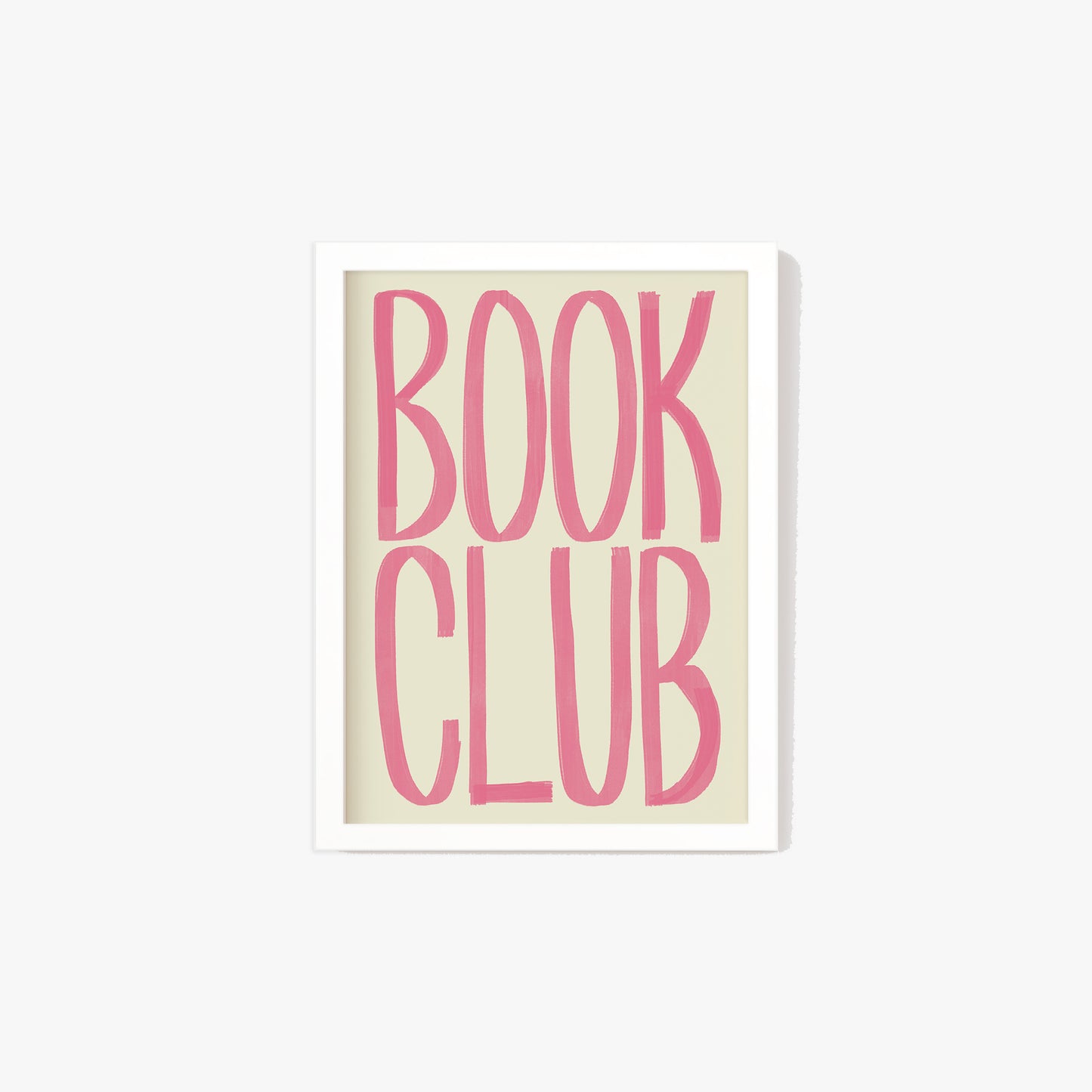 Book Club Typography Print