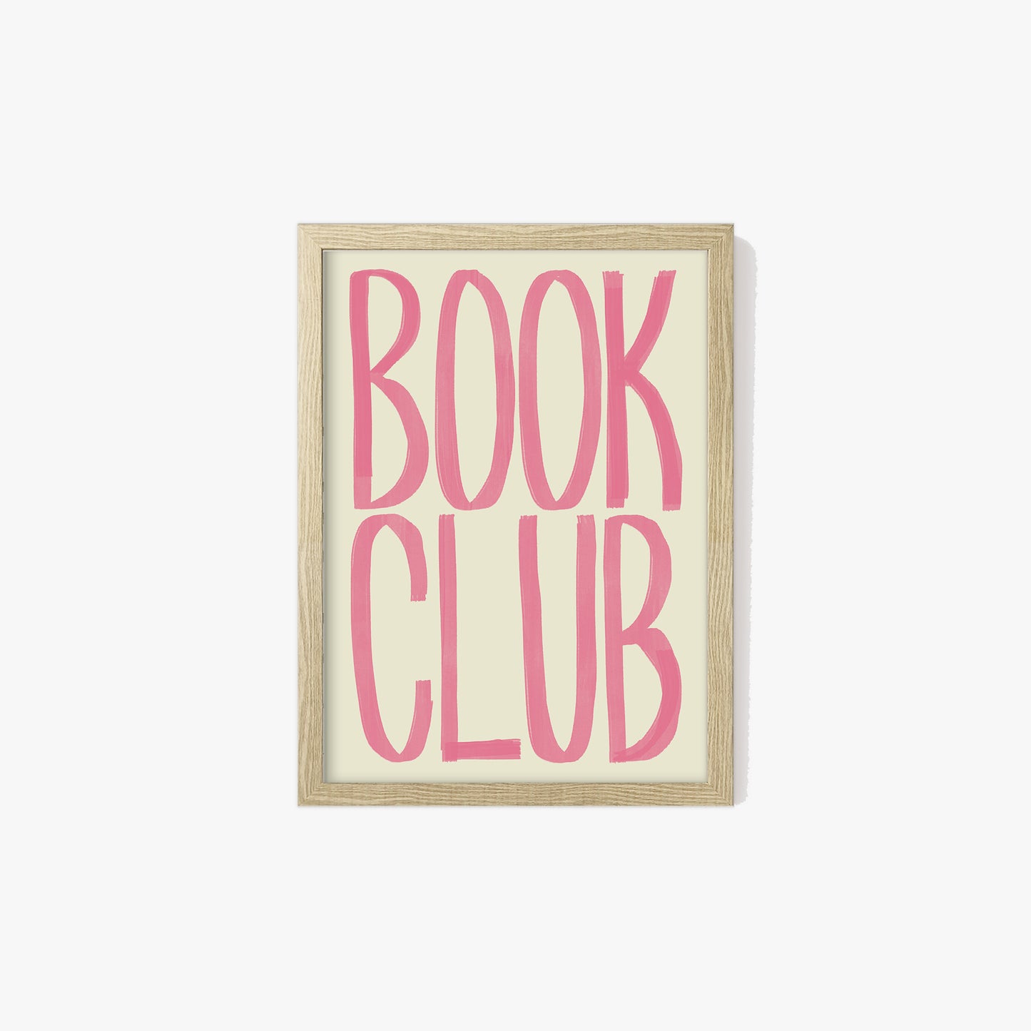 Book Club Typography Print