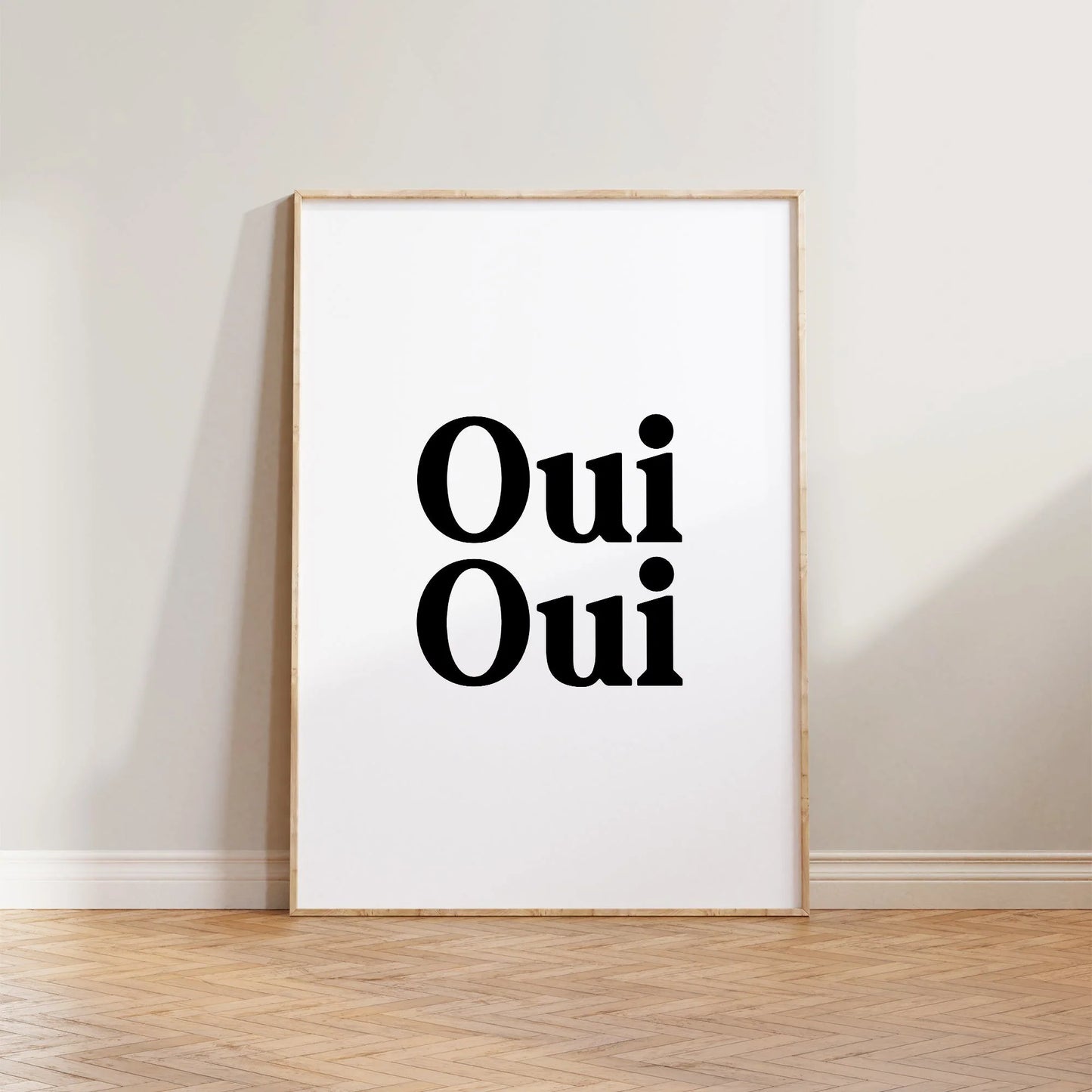 SECONDS Oui Oui French Print