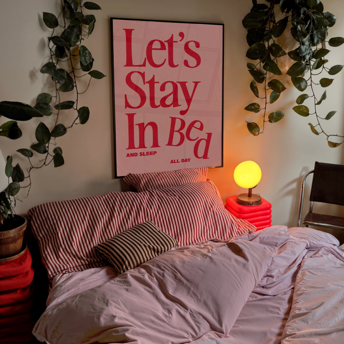 Let's Stay In Bed Print