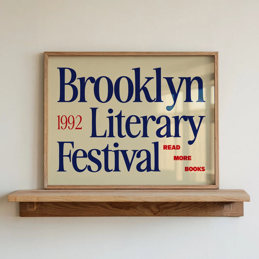 SECONDS Brooklyn Literary Festival Print
