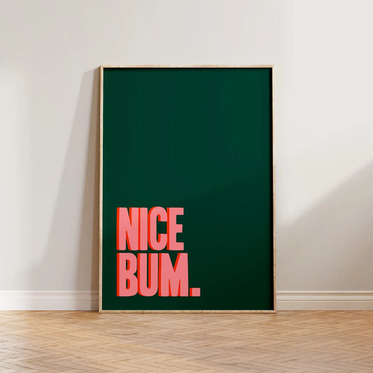 SECONDS Nice Bum Print