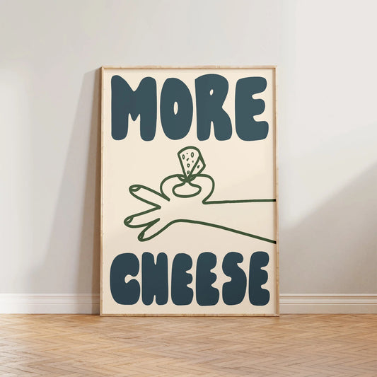 SECONDS More Cheese Print