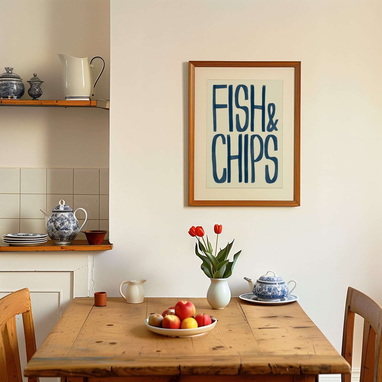 Fish & Chips Print