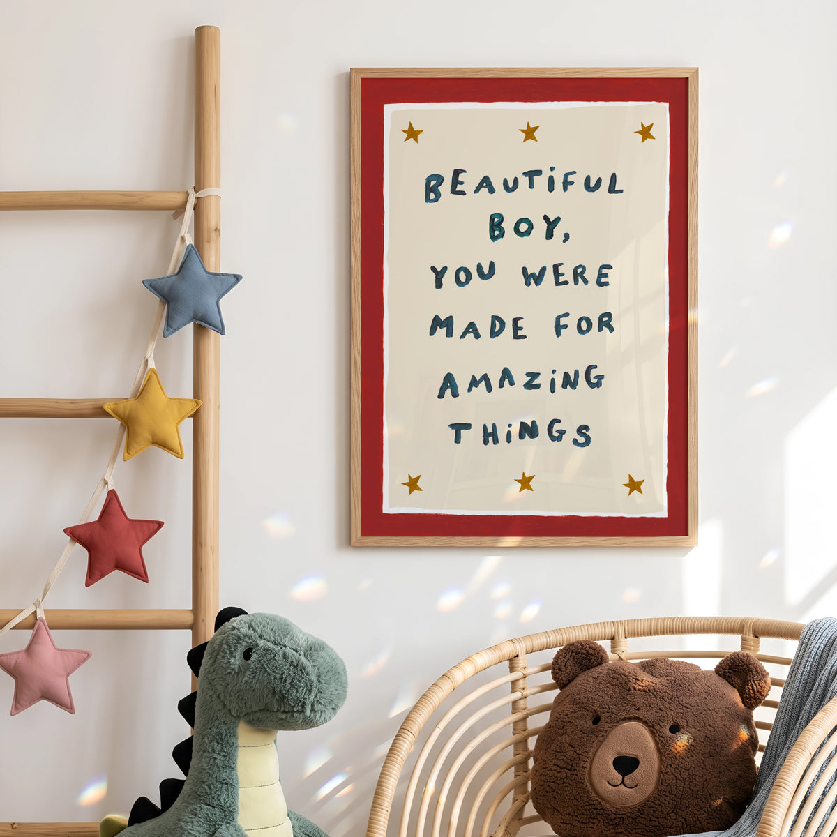 Beautiful Boy You Were Made For Amazing Things Print