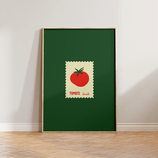 Tomato Stamp Print