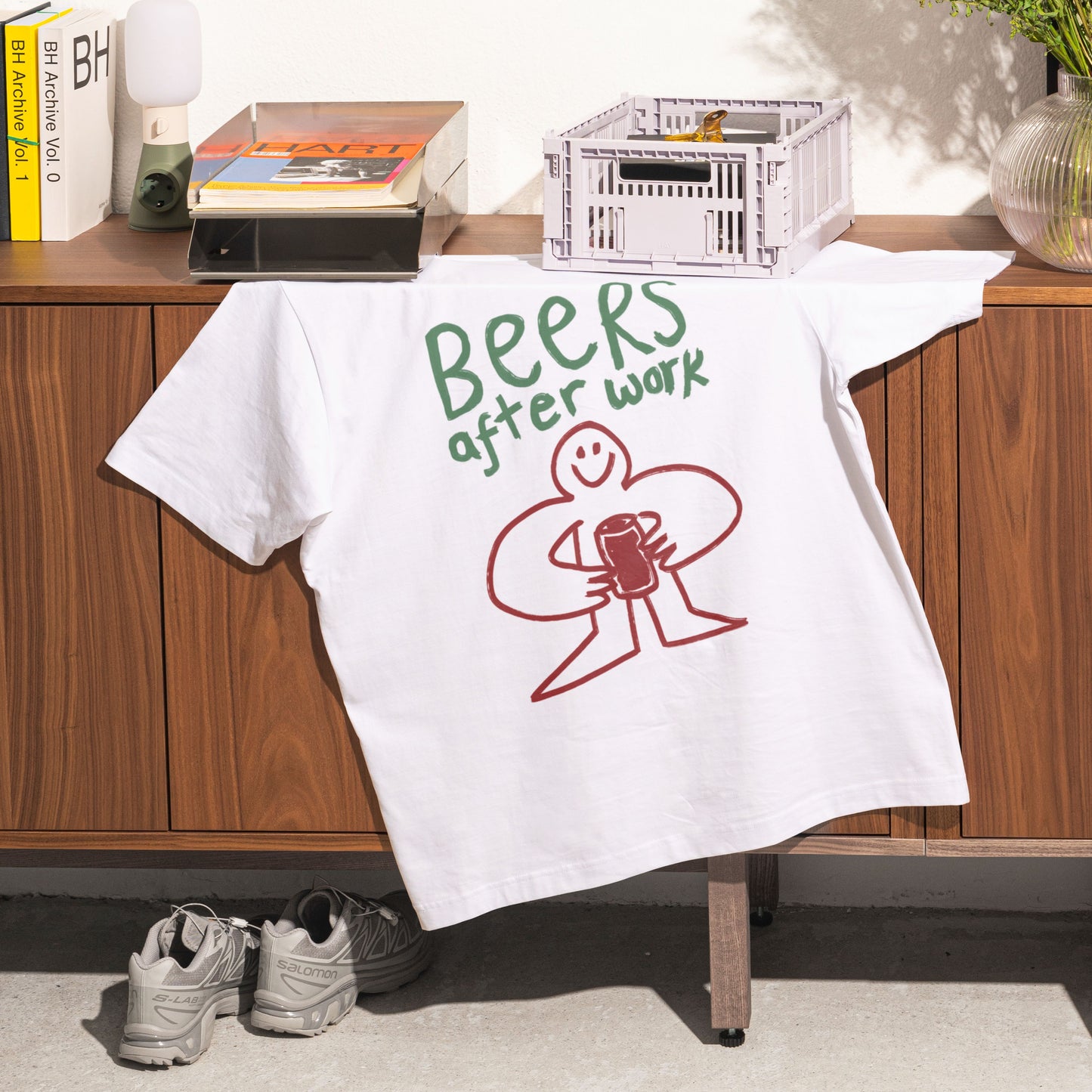 Beers After Work Doodle T-Shirt