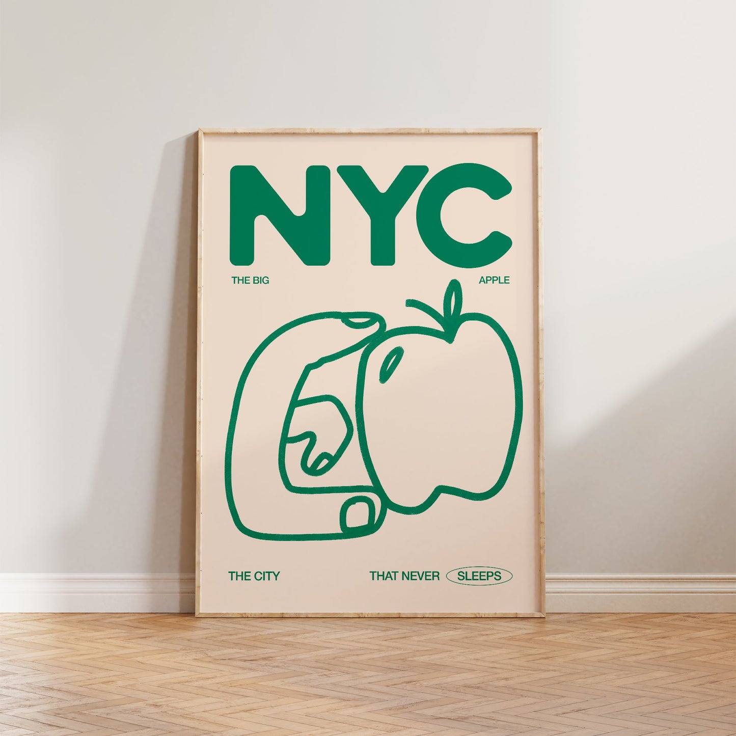 NYC Big Apple Print