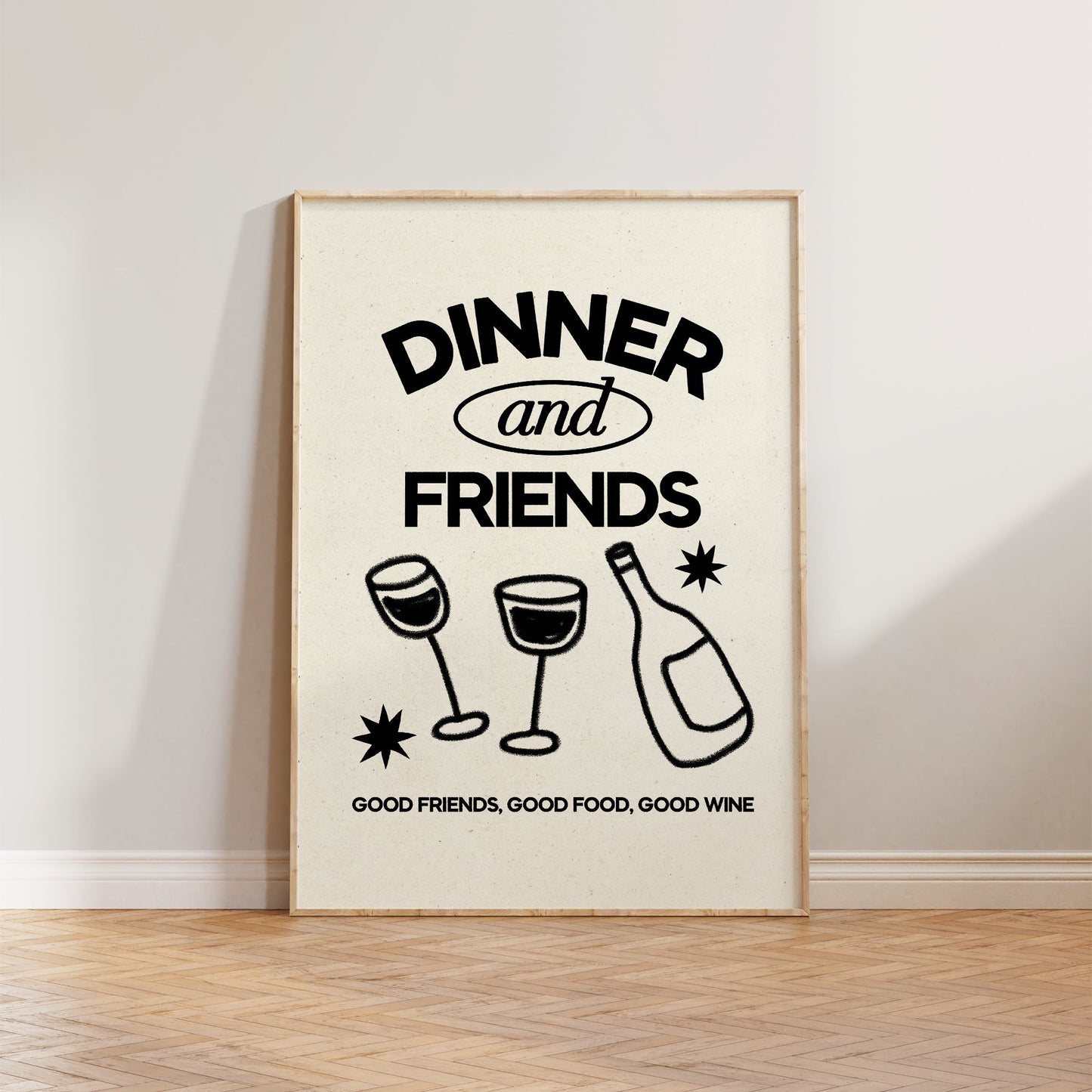 Dinner & Friends Print